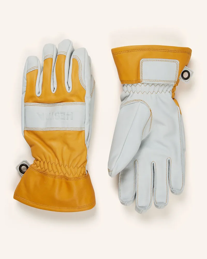 Hestra Skihandschuhe Fält Guide beige Dunkelgelb