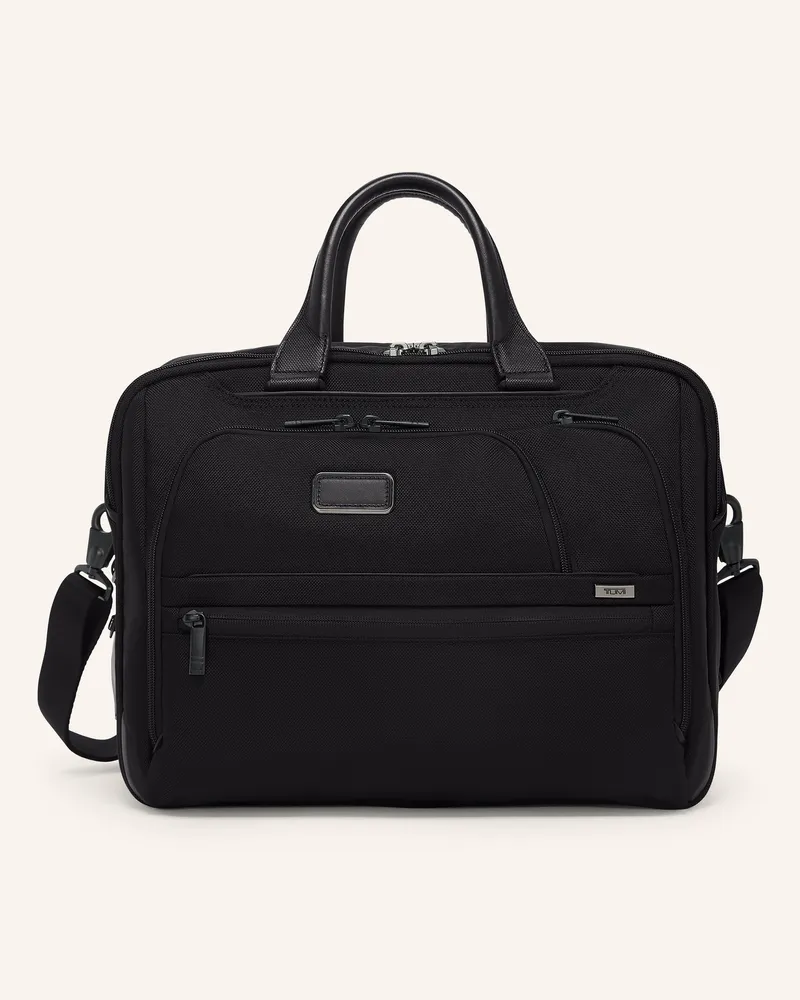 Tumi Alpha Laptop-Tasche Medium Expandable schwarz Schwarz