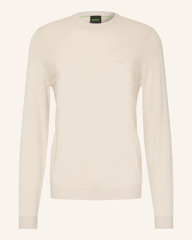 HUGO BOSS Pullover Momentum-Lite beige Beige