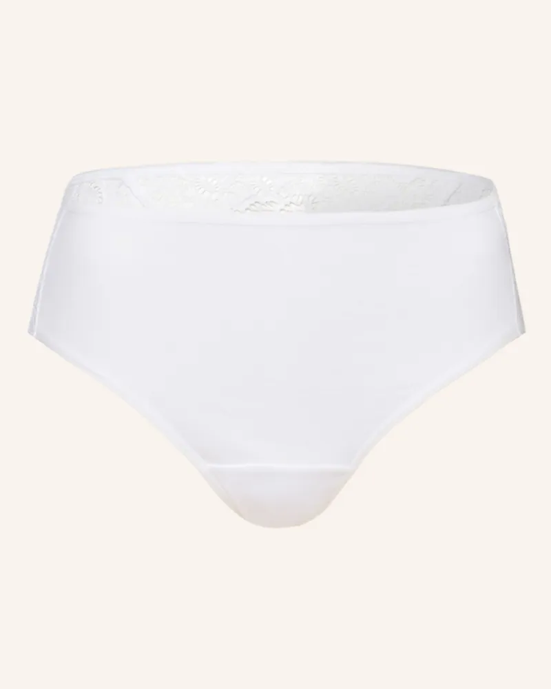 Hanro Slip Moments weiss Weiss