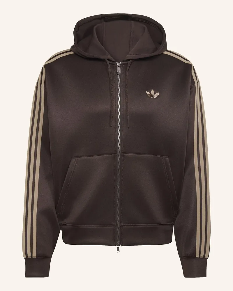 adidas Adidas Adicolor Spacer Oversized Kapuzenjacke braun Braun