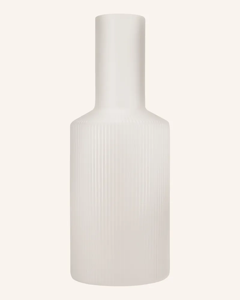 ferm LIVING Karaffe Ripple weiss Frosted