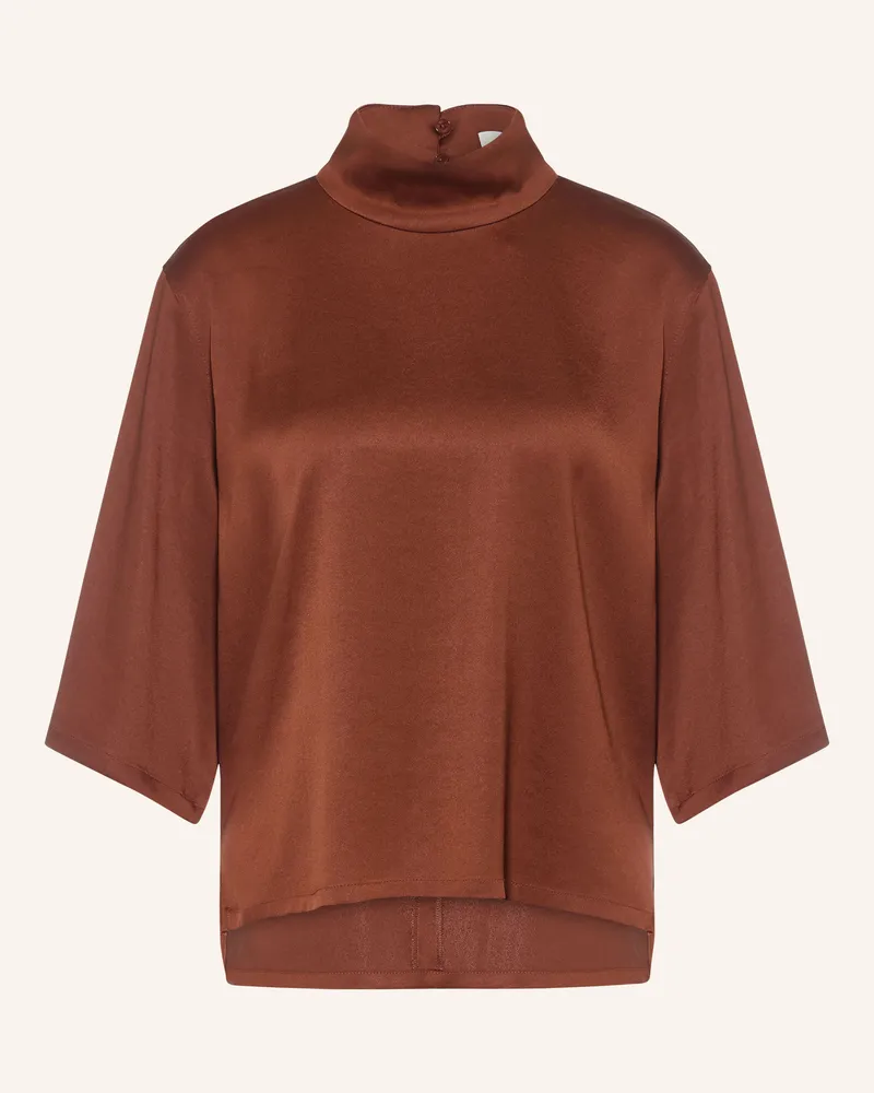Drykorn Blusenshirt Aletia Aus Satin Mit 3/4-Arm braun Braun