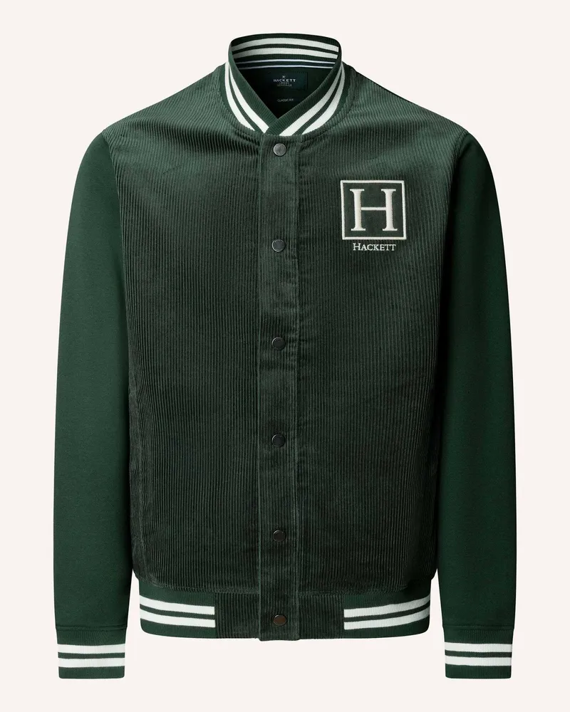 Hackett Sweatshirt Heritage H Varsity gruen Grün