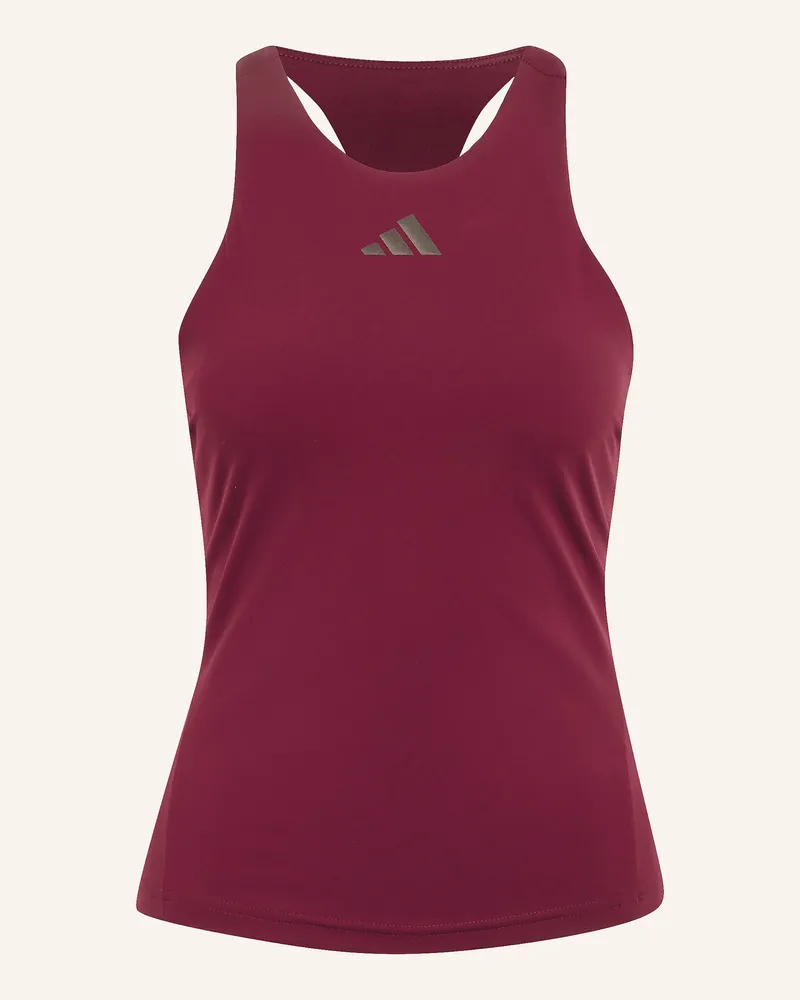 adidas Funktionstop Climacool Y-Tank rot Dunkelrot