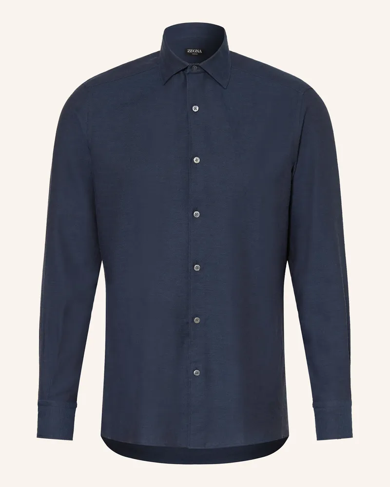 Ermenegildo Zegna Hemd Regular Fit blau Blau