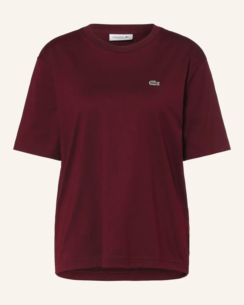 Lacoste T-Shirt rot Dunkelrot
