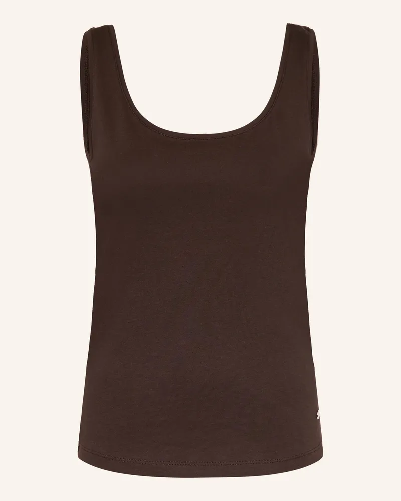 monari Top braun Dunkelbraun