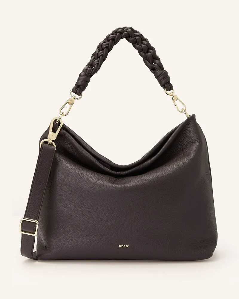 Abro Schultertasche SOLEY Dunkelbraun