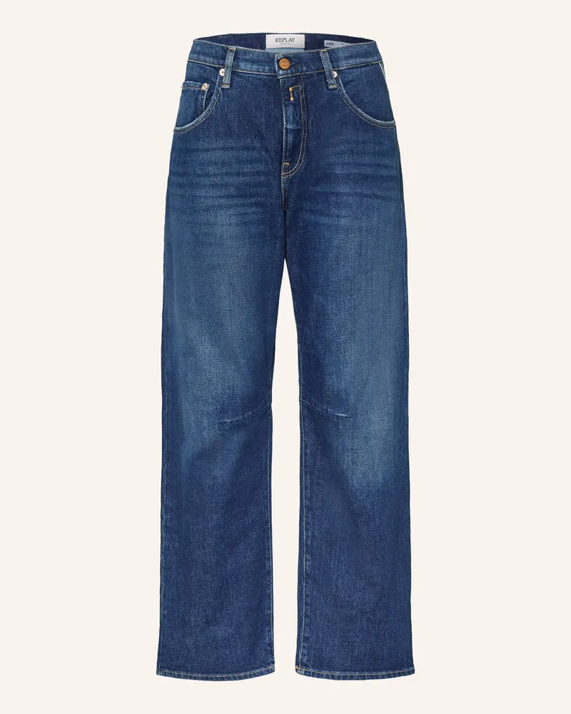Replay Barrel Jeans Janie blau C007