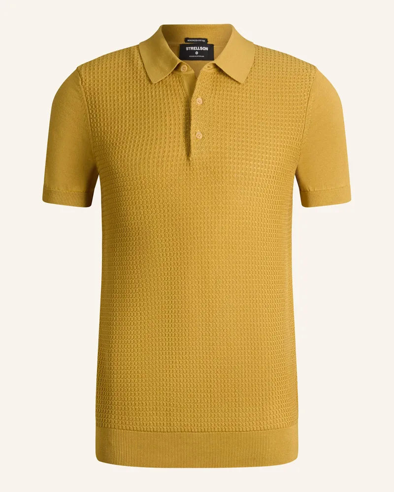 Strellson Strick-Poloshirt Adrian gelb Gelb