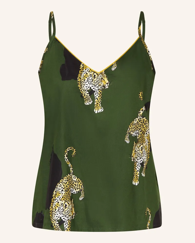 Cyberjammies Schlaftop OLIVE Dunkelgrün