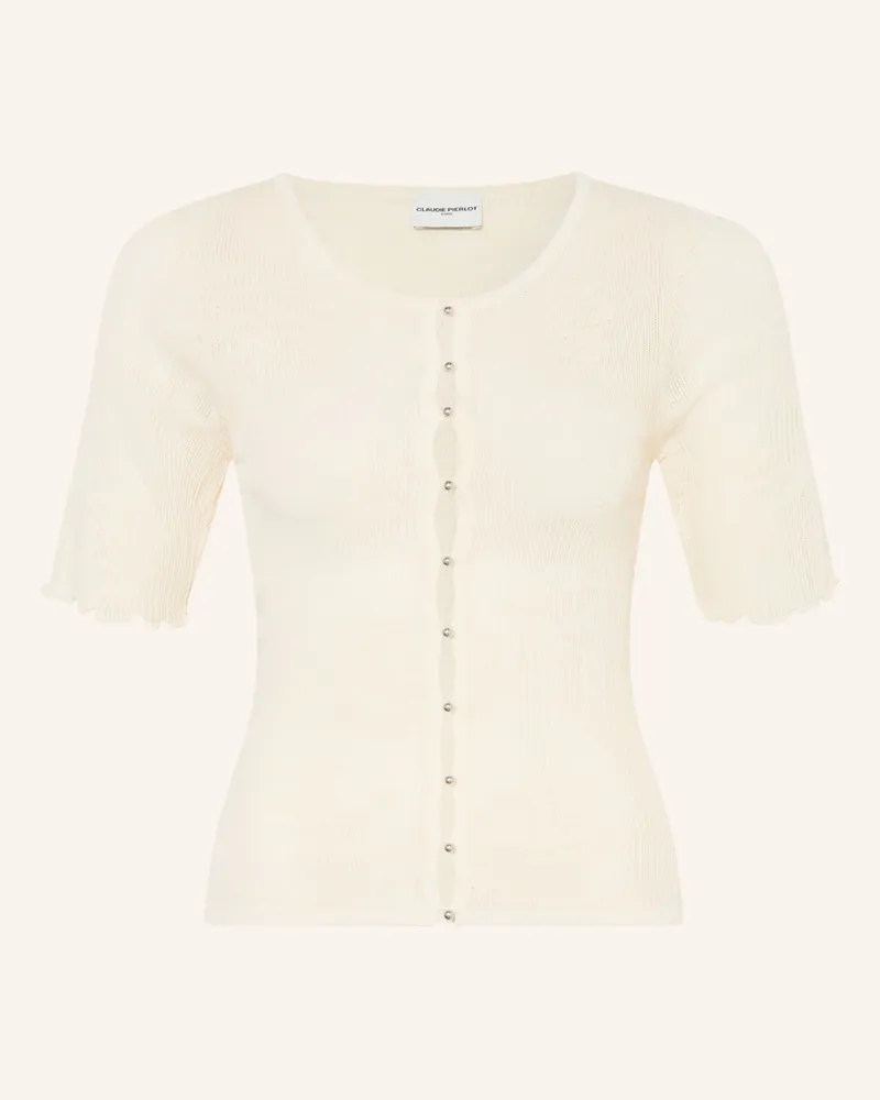 Claudie Pierlot Strickjacke weiss Ecru