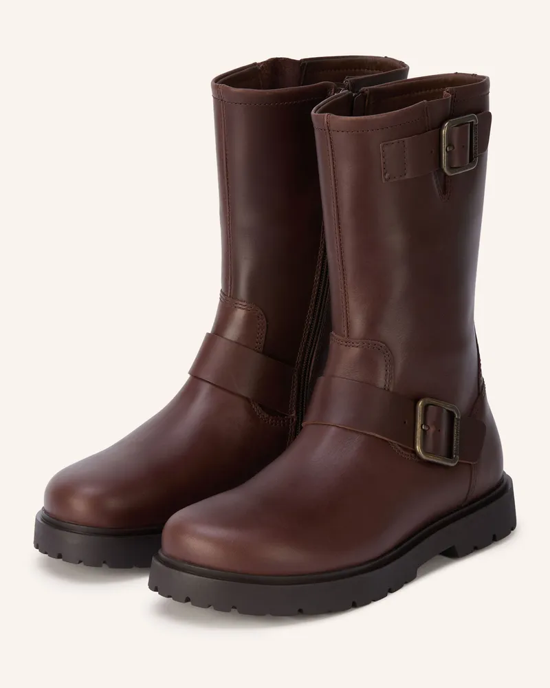 Birkenstock Biker Boots Lena braun Dunkelbraun