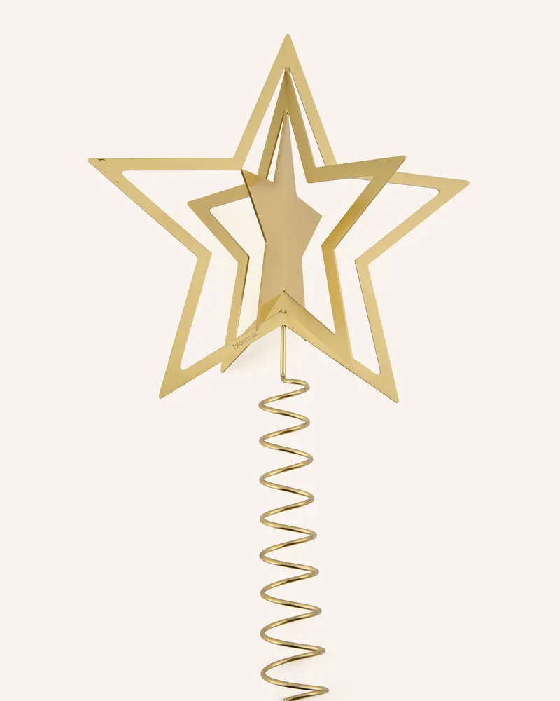 Blomus Weihnachtsbaumspitze Kitai Small gold Gold