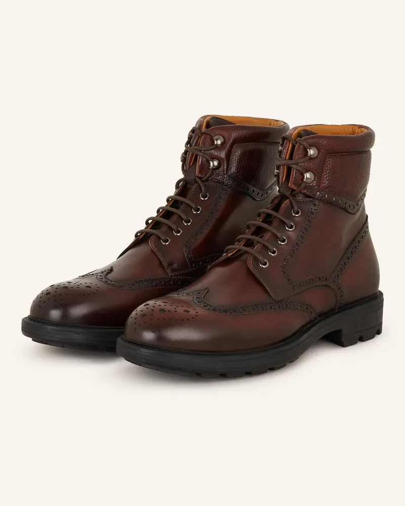 Magnanni Schnürboots BOLTIARCADE Braun