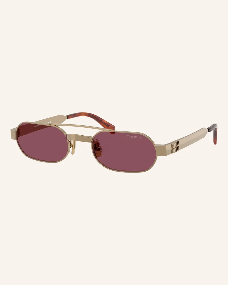 Miu Miu Sonnenbrille Mu b52s gold Gold