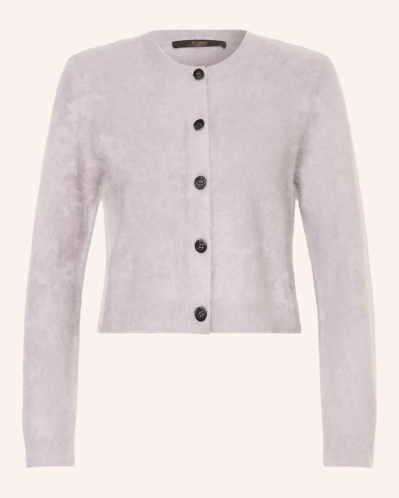 windsor. Strickjacke Aus Cashmere beige Taupe