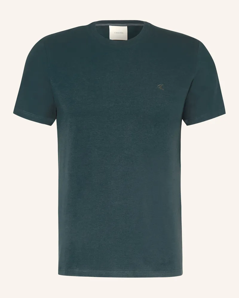 Calvin Klein T-Shirt gruen Petrol