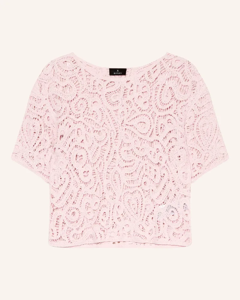 monari Häkelshirt rosa Rosa