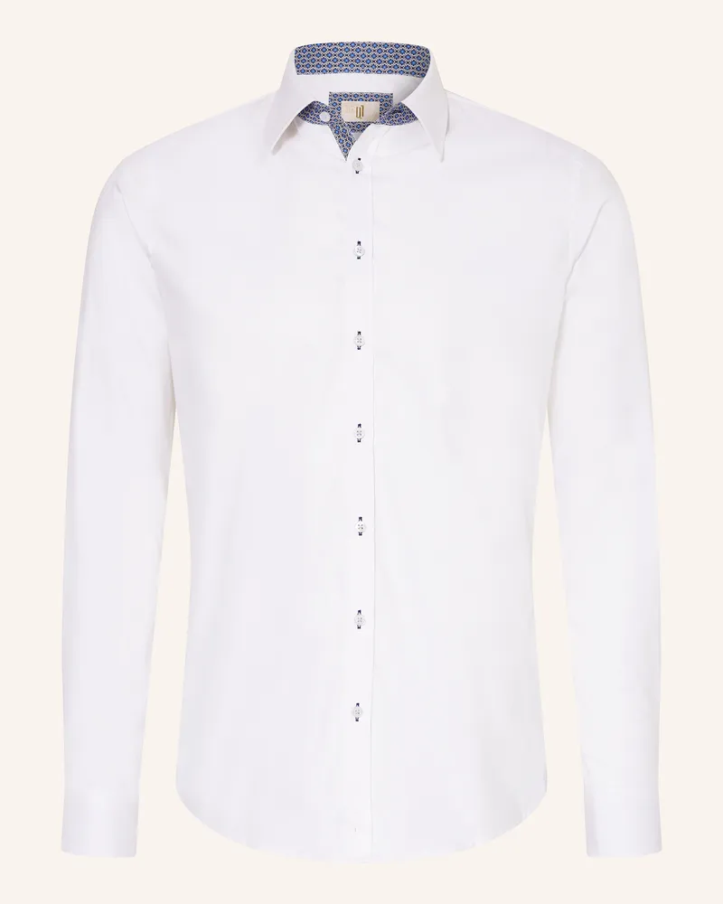 Q1 Hemd Extra Slim Fit Weiss