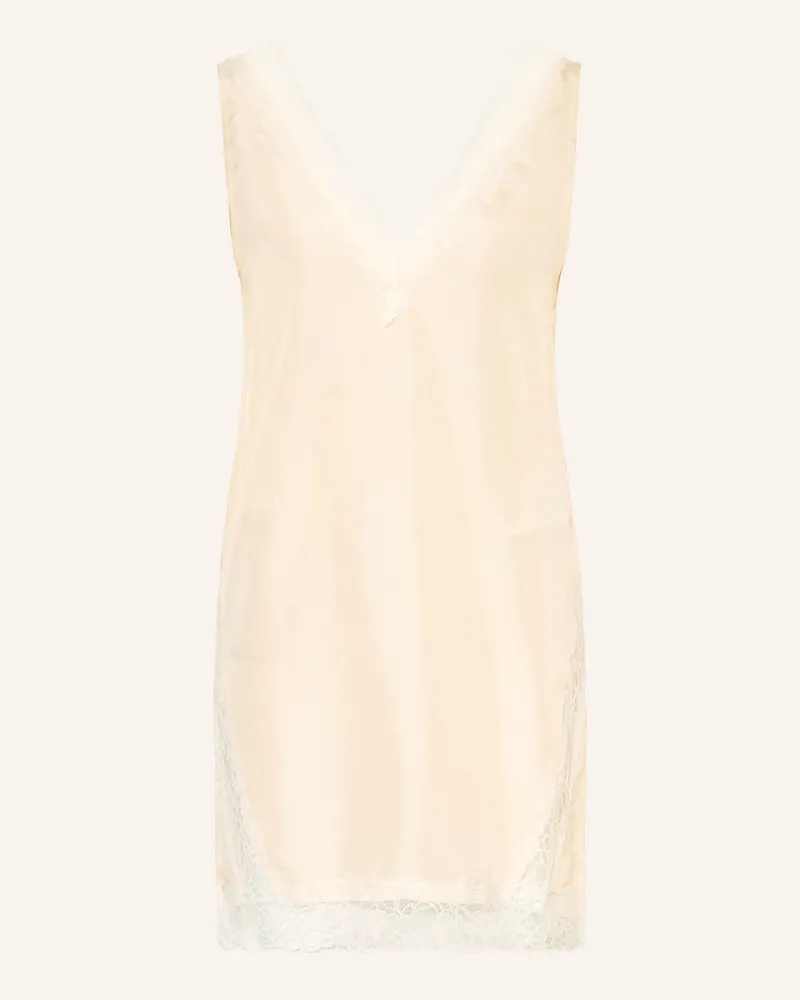 MARELLA Blusentop Mlscostone Aus Seide Mit Spitze weiss Creme