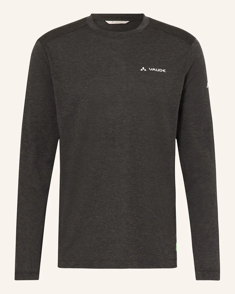 Vaude Longsleeve Sveit Ii schwarz Dunkelgrau
