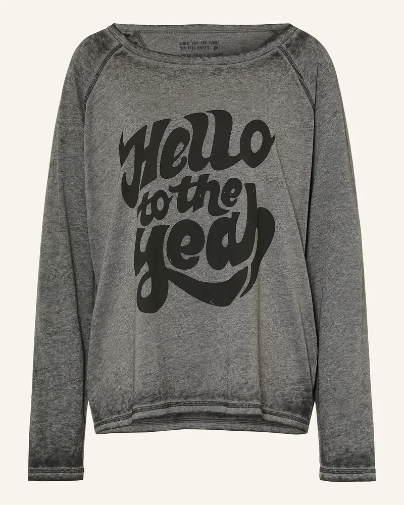 Grace Longsleeve grau Dunkelgrau