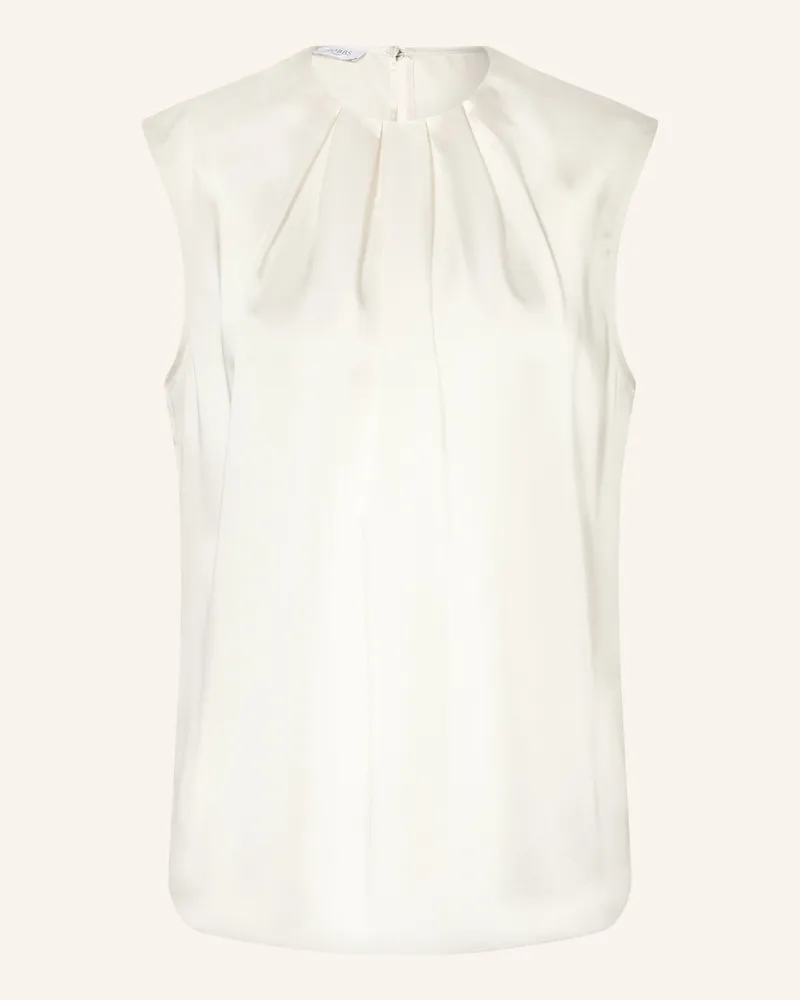 HOBBS London Blusenshirt Rosanne Aus Satin weiss Weiss
