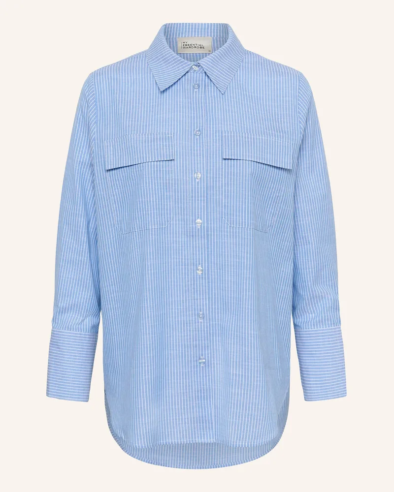 My Essential Wardrobe Langarmhemd Skyemw blau Blau