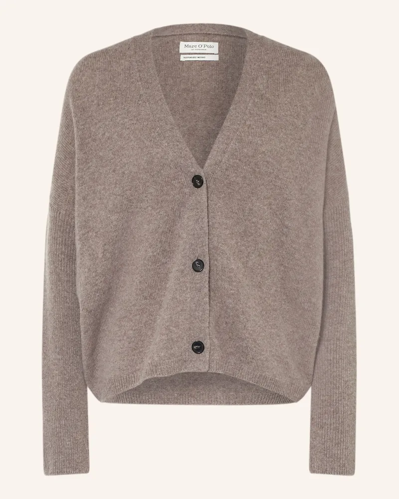 Marc O'Polo Strickjacke beige Grau