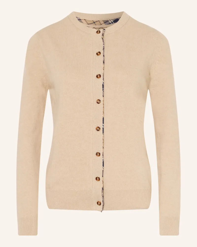 Barbour Strickjacke Pendle beige Beige