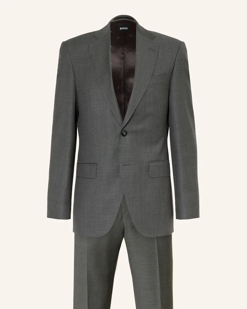 HUGO BOSS Anzug Jeckson Regular Fit gruen Grau