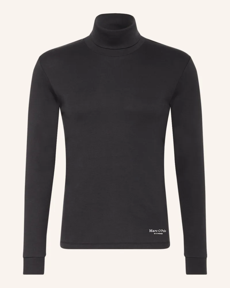 Marc O'Polo Rollkragenshirt Schwarz