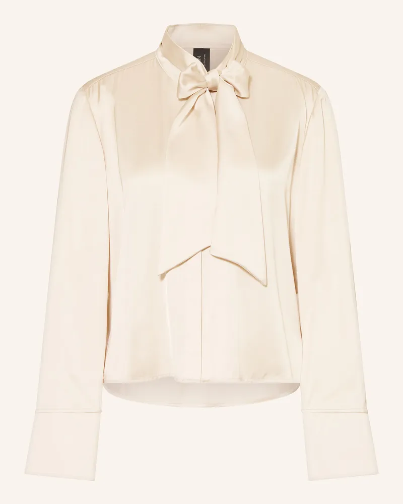 Marc Cain Satinbluse mit abnehmbarer Schluppe 182