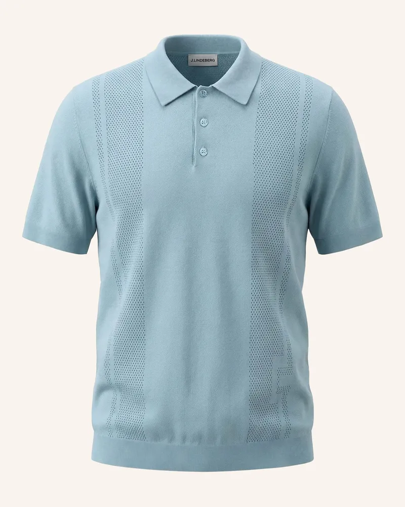 J.Lindeberg Strick‑Polo blau Blau