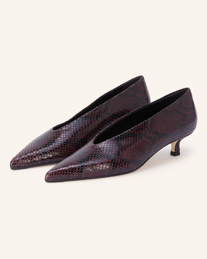 aeyde Pumps Clara braun Dunkelrot