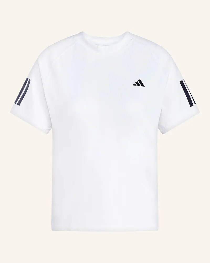 adidas T-Shirt CLUB TENNIS CLIMACOOL 3-STRIPES Weiss