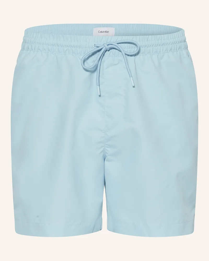 Calvin Klein Badeshorts Logo Tape blau Hellblau