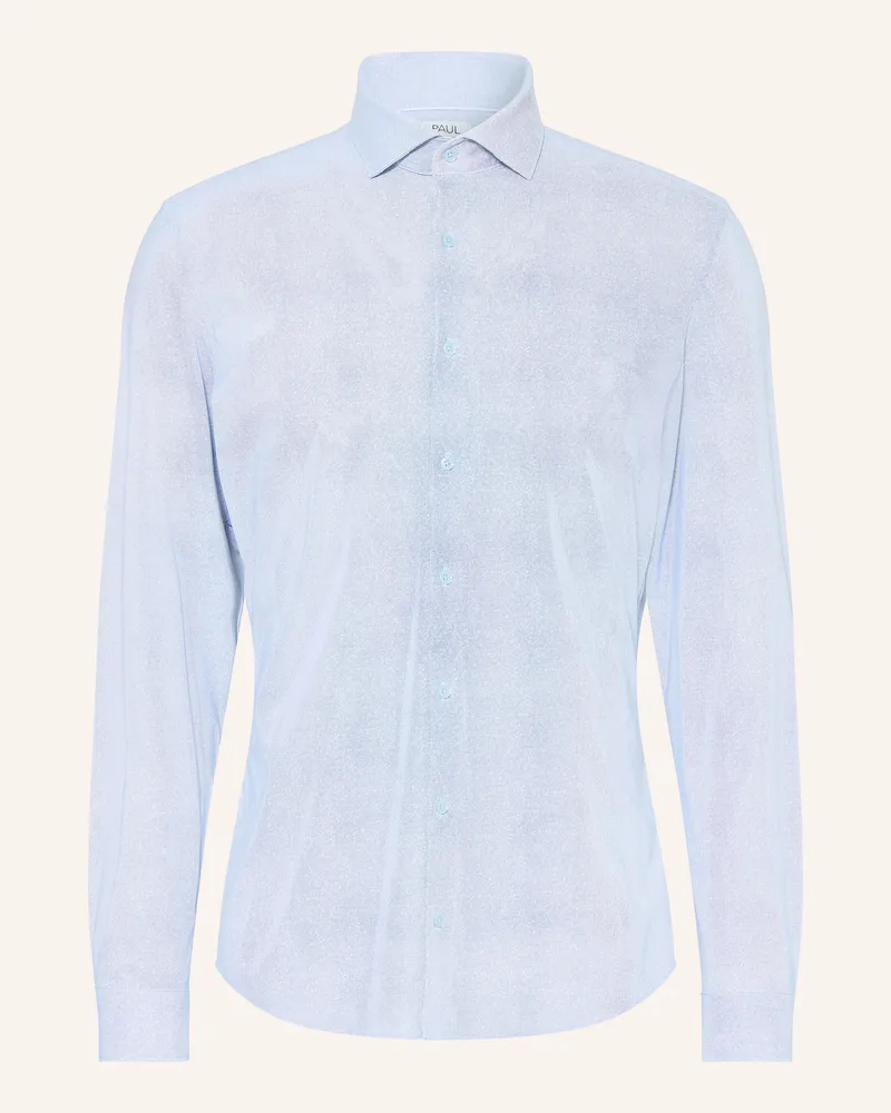 paul Hemd Shaped Fit blau Hellblau