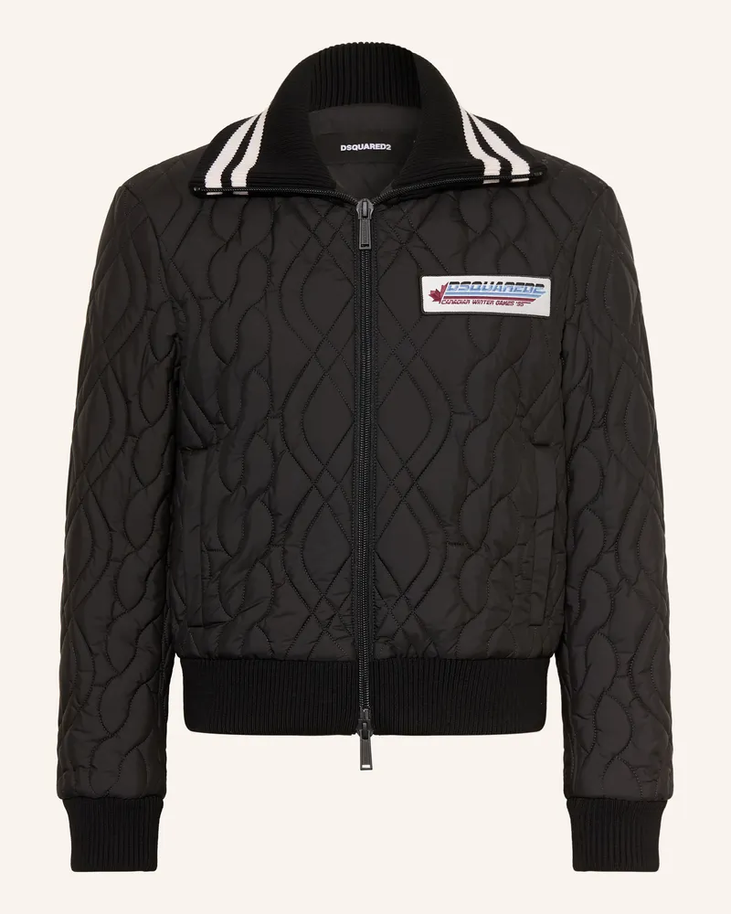 Dsquared2 Steppjacke schwarz Schwarz