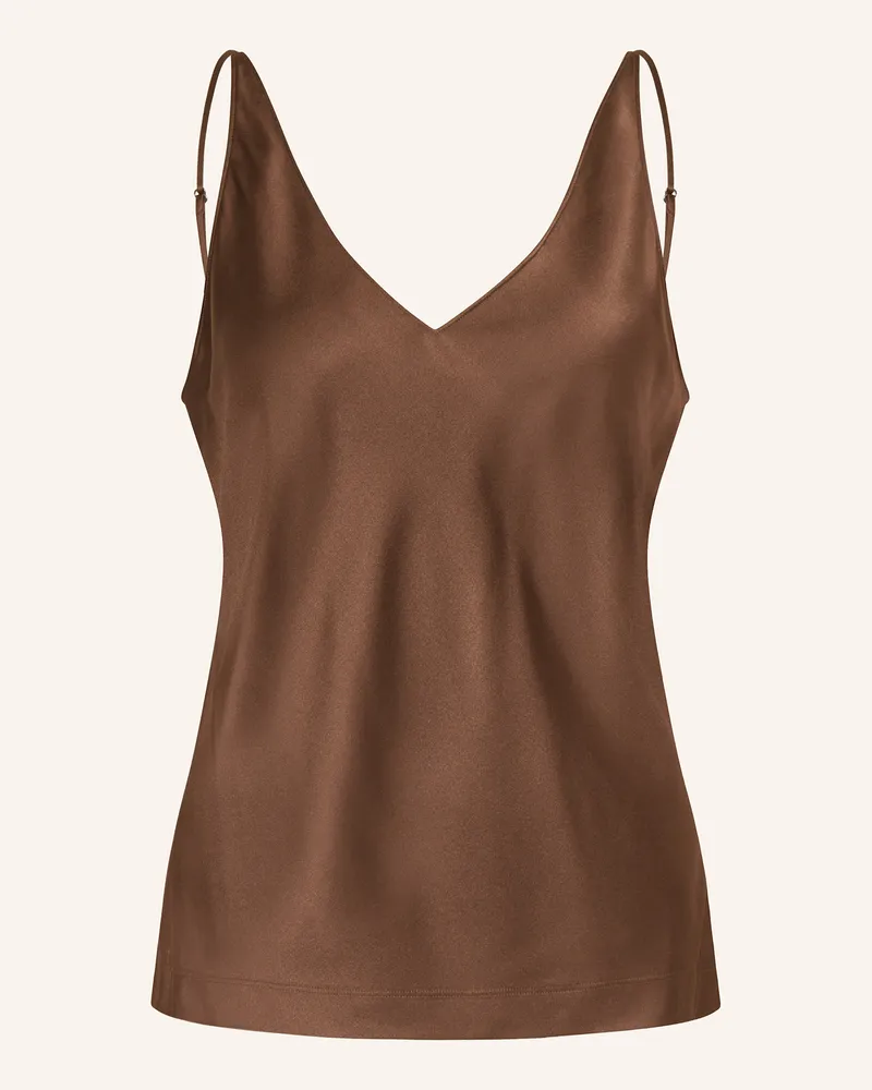 Dorothee Schumacher Seidentop SENSE OF SHINE Braun