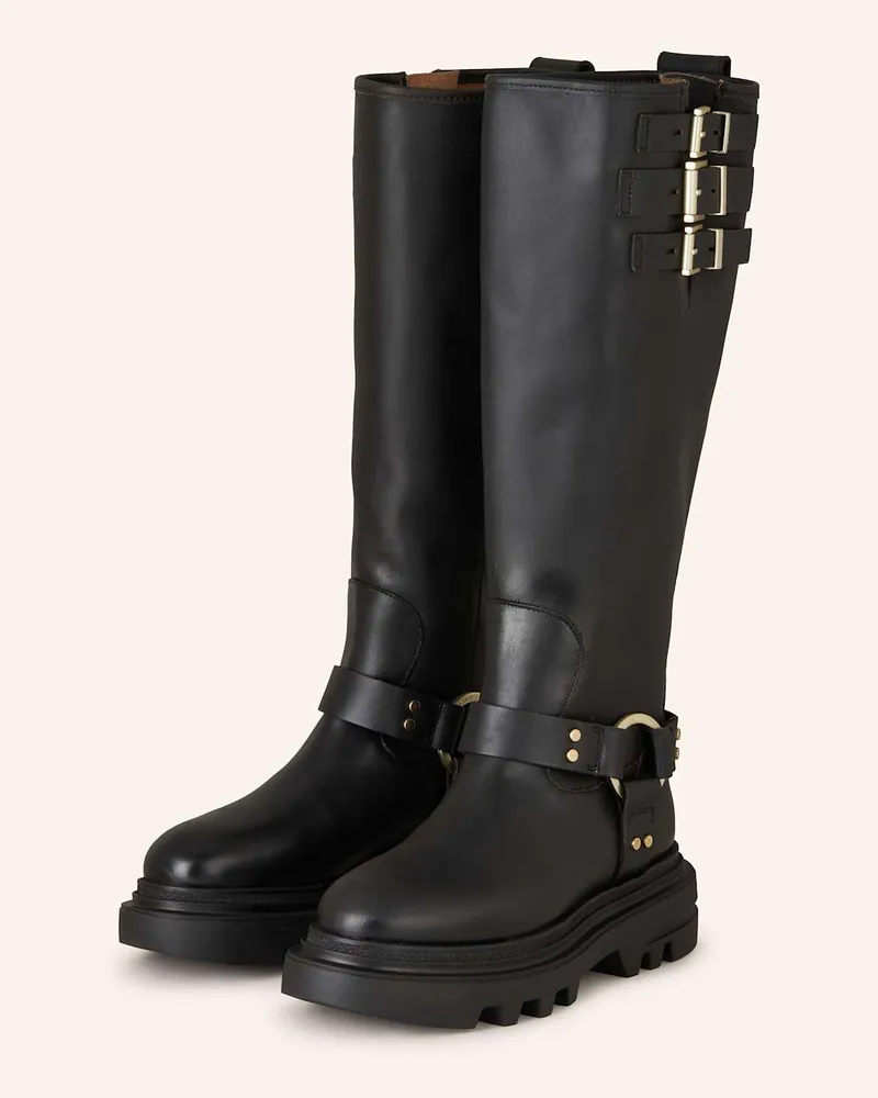 AllSaints Biker Boots JADE - SCHWARZ Schwarz