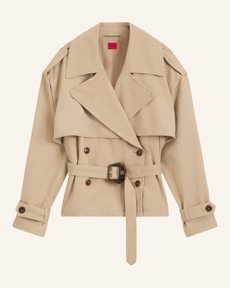 HUGO BOSS Trench-Jacke ACLUNDA Beige
