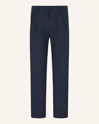 JOOP! Bundfaltenhose Loose Fit Blau