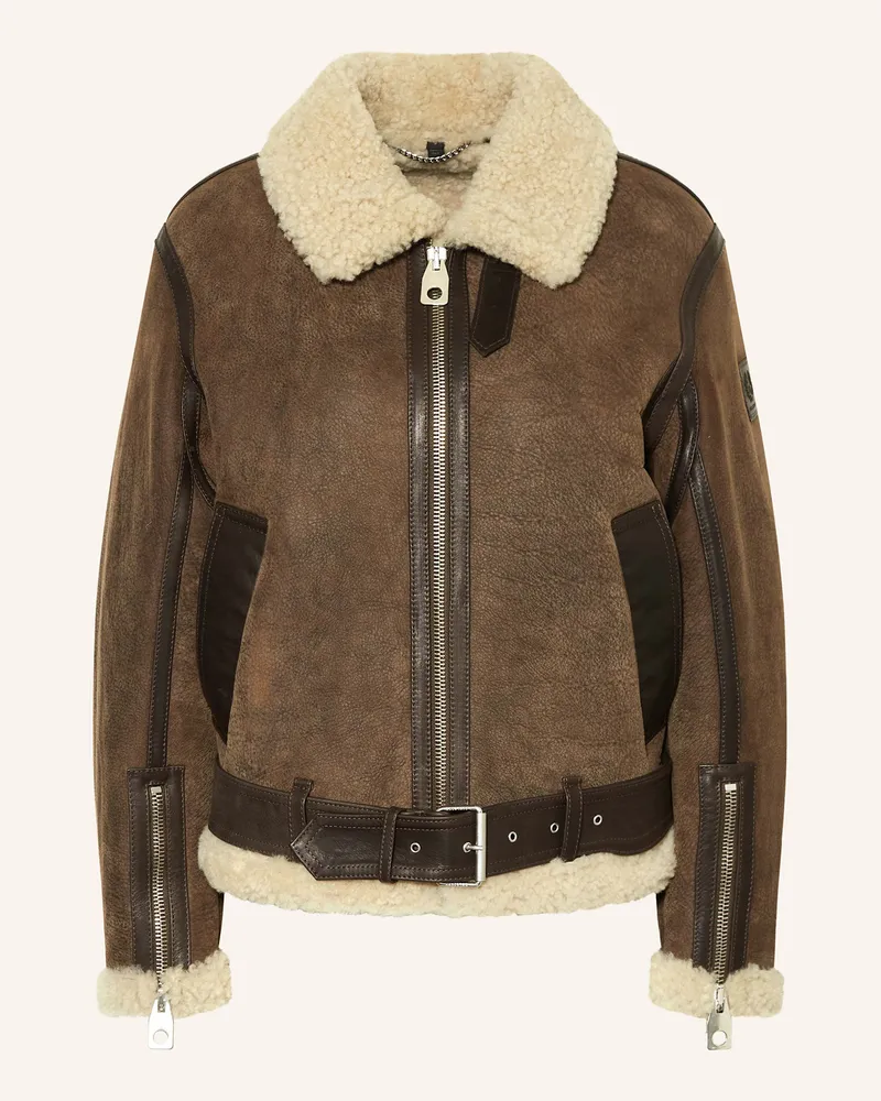 Belstaff Lederjacke ERSKINE Braun