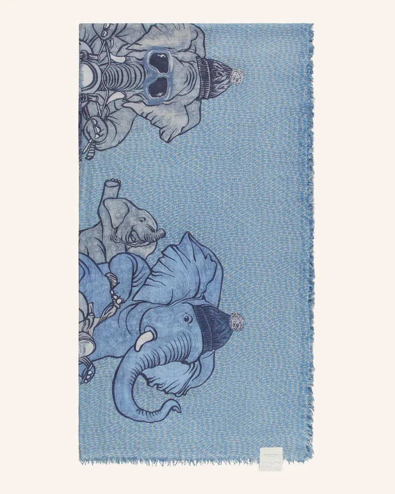 hemisphere Tuch mit Cashmere Blau
