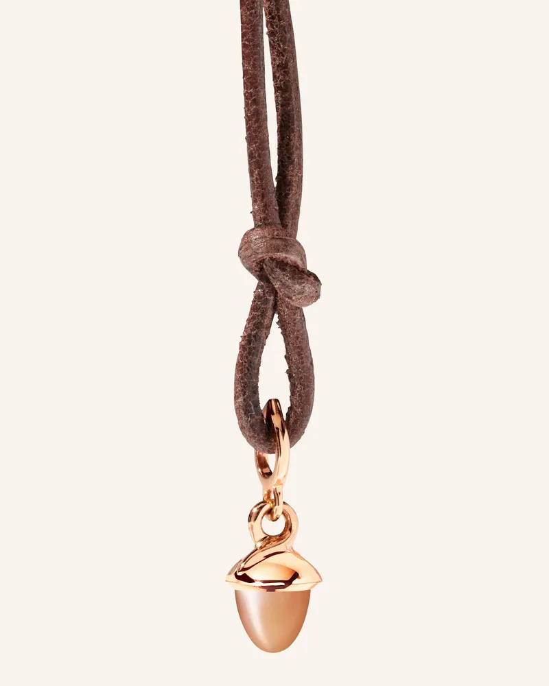 TAMARA COMOLLI Anhänger Minimikado Anhänger Mit Braunem Mondstein rosegold Roségold