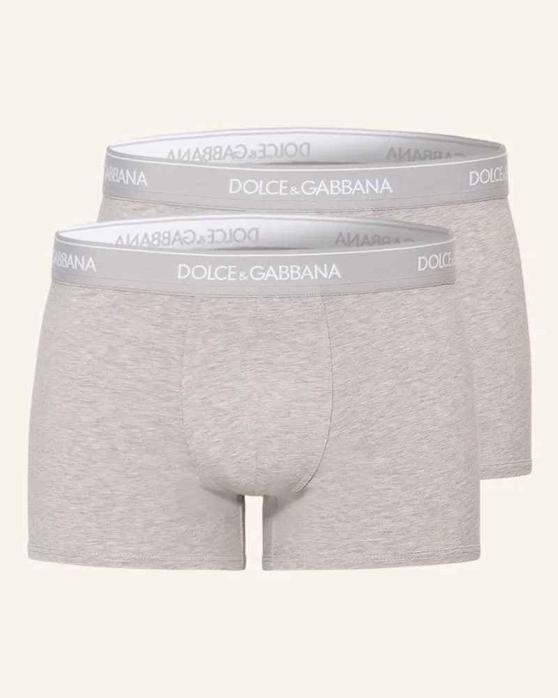 Dolce & Gabbana 2er-Pack Boxershorts grau Grau