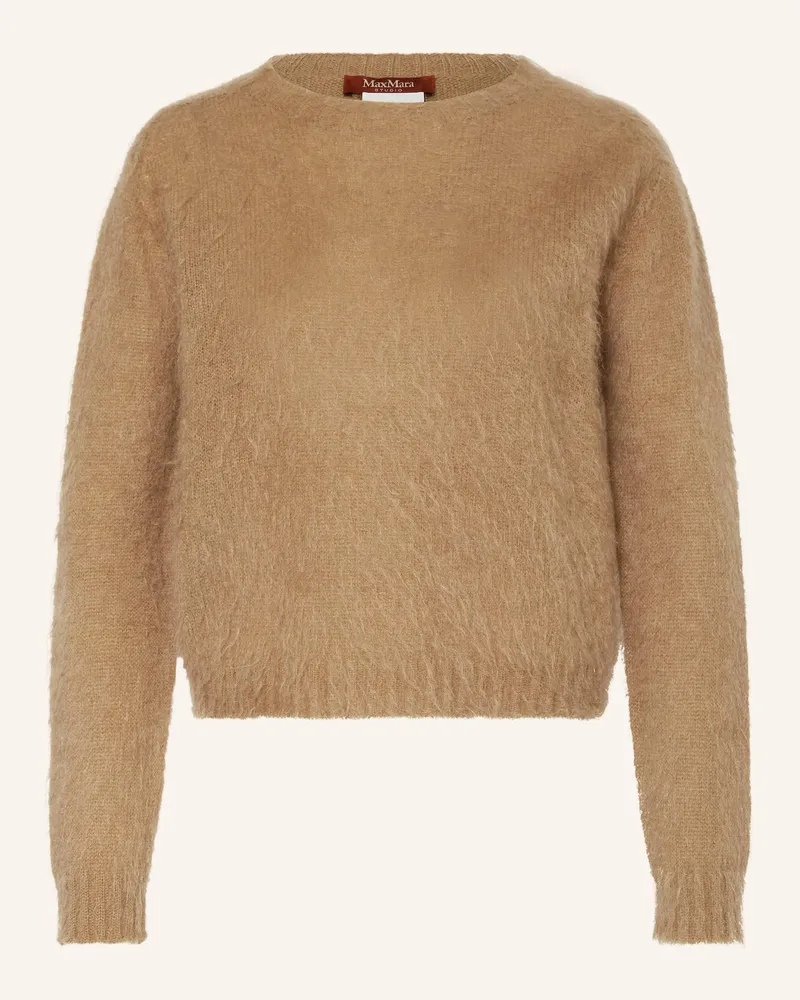 Max Mara Pullover ACETO mit Mohair Camel